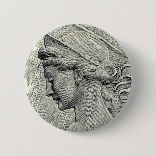 Chapa Redonda De 5 Cm Santa Cecilia Virgen y mártir