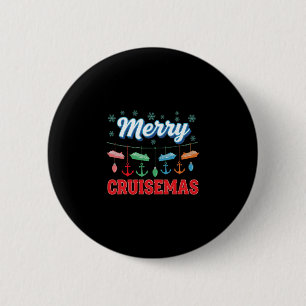 Chapa Redonda De 5 Cm Santa de Navidad dice 67 Seis Siete Meme Divertido