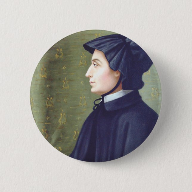Chapa Redonda De 5 Cm Santa Isabel Ana Seton (Anverso)