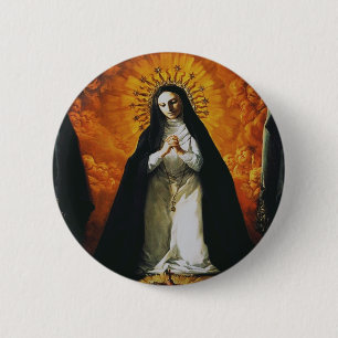 Chapa Redonda De 5 Cm Santa Margaret Mary Alacoque