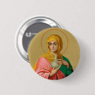 Chapa Redonda De 5 Cm Santa María Magdalena como Mirofora (Det.; ORX 01)