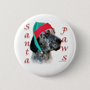 Chapa Redonda De 5 Cm Santa Paws de Inglaterra