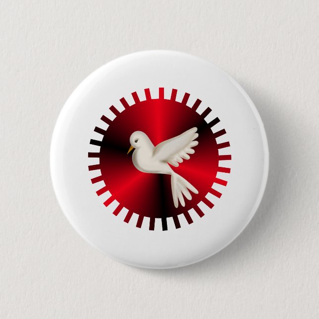 Chapa Redonda De 5 Cm Santo Espíritu (Anverso)