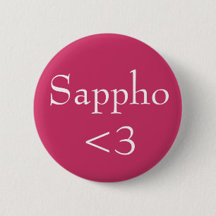 Chapa Redonda De 5 Cm Sappho <3