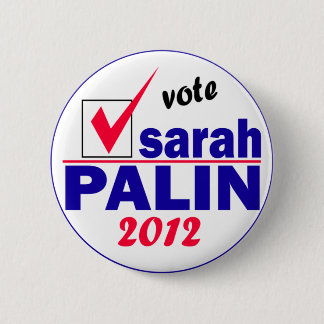 Chapa Redonda De 5 Cm Sarah Palin