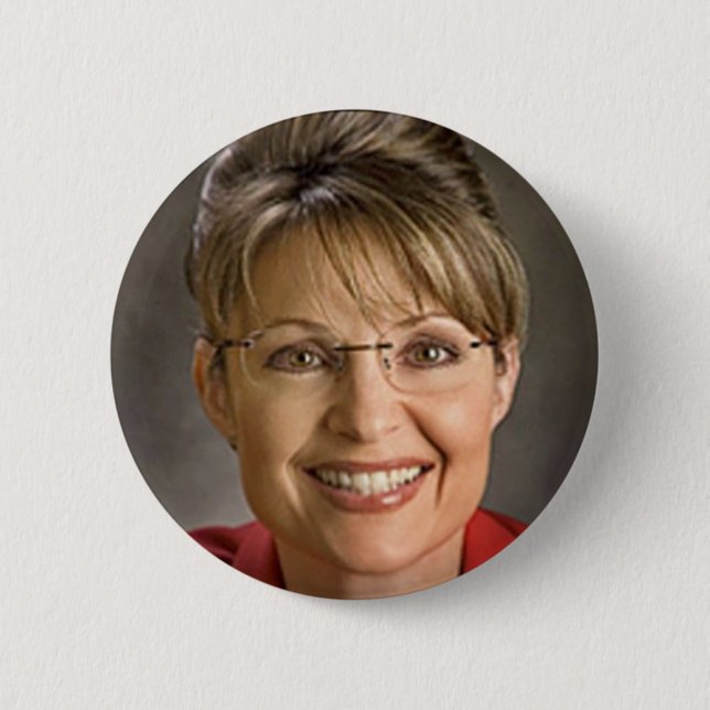 CHAPA REDONDA DE 5 CM SARAH PALIN (Anverso)