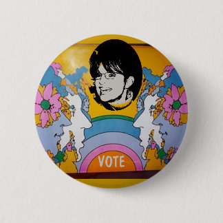 CHAPA REDONDA DE 5 CM SARAH PALIN WOODSTOCK