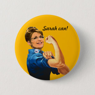 Chapa Redonda De 5 Cm ¡Sarah puede!