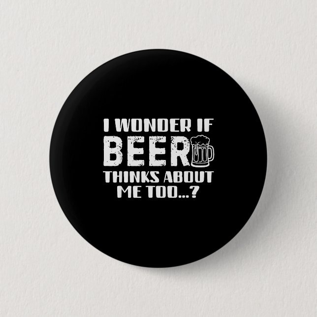 Chapa Redonda De 5 Cm Sarcastic Drinking Funny Beer Day Drinking Beer Qu (Anverso)