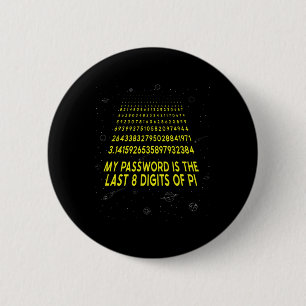 Chapa Redonda De 5 Cm Sarcástico De Pi Day Mi Palabra Es Los Últimos 8 D