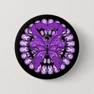 Chapa Redonda De 5 Cm Sarcoidosis Círculo mariposa de los Cinta
