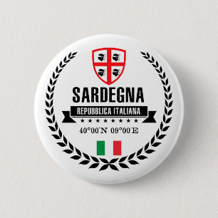 Chapa Redonda De 5 Cm Sardegna