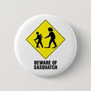 Chapa Redonda De 5 Cm Sasquatch