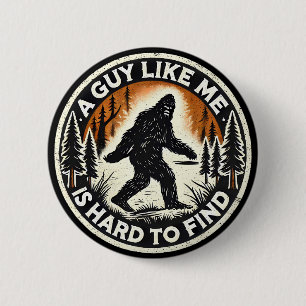 Chapa Redonda De 5 Cm Sasquatch Pie Grande Tipo Del Bosque Como Yo
