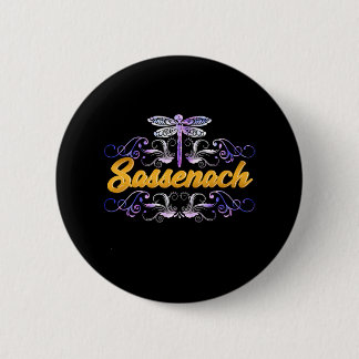 Chapa Redonda De 5 Cm Sassenach Outlander Blue Dragonfly