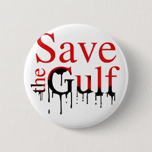 Chapa Redonda De 5 Cm Save the Gulf