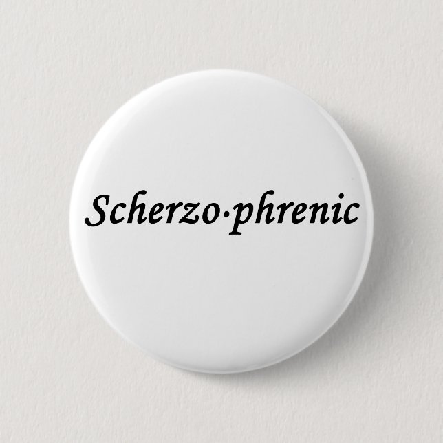 Chapa Redonda De 5 Cm Scherzo - frénico (Anverso)