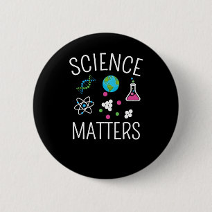 Chapa Redonda De 5 Cm Science S - Funny Science Pun Pegatina1