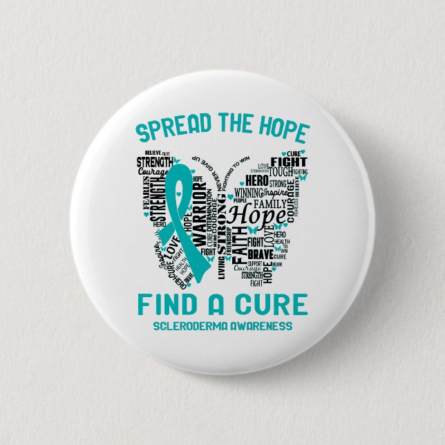 Chapa Redonda De 5 Cm Scleroderma Awareness Month Ribbon Gifts (Anverso)