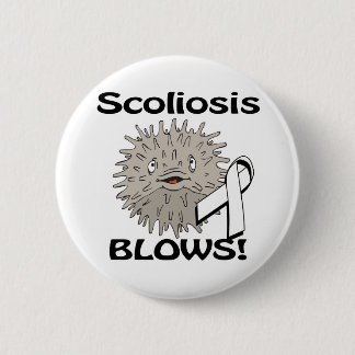 Chapa Redonda De 5 Cm Scoliosis: diseño de conciencia