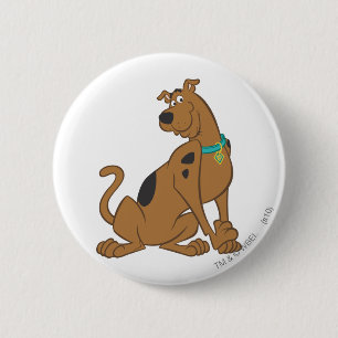 Chapa Redonda De 5 Cm Scooby-Doo Bashful Pose