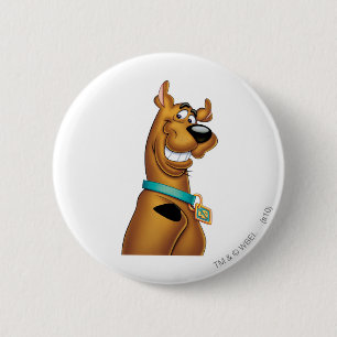 Chapa Redonda De 5 Cm Scooby-Doo Grin