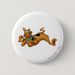 Chapa Redonda De 5 Cm Scooby-Doo mintiendo