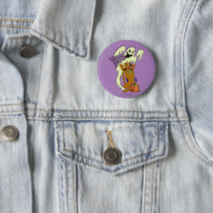 Chapa Redonda De 5 Cm Scooby-Doo   Scooby-Doo Boo