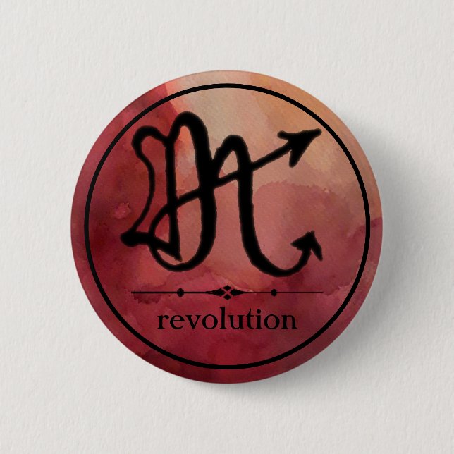 Chapa Redonda De 5 Cm Scorpittarius (Anverso)