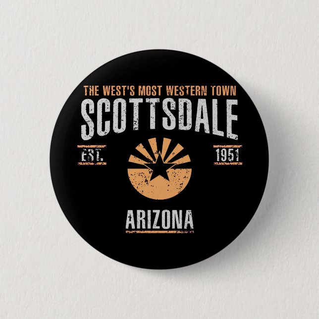 Chapa Redonda De 5 Cm Scottsdale (Anverso)