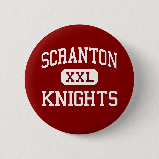 Chapa Redonda De 5 Cm Scranton - caballeros - alto - Scranton (Anverso)