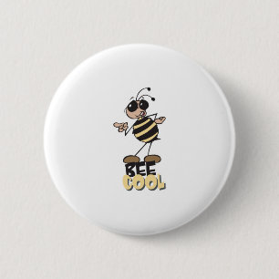 Chapa Redonda De 5 Cm sé abejas geniales