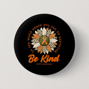 Chapa Redonda De 5 Cm Sea Kind Sunflower Naranja Críticas Cinta de Conci