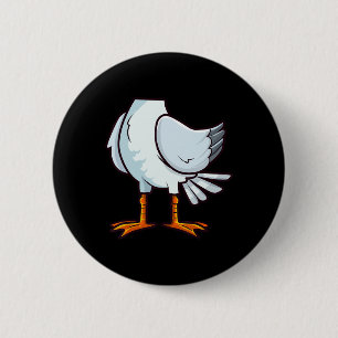 Chapa Redonda De 5 Cm Seagull Fun Halloween Fiesta de disfraces Cosplay