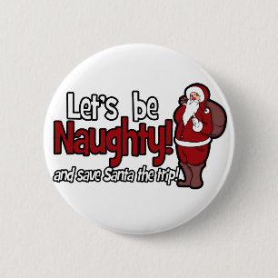 Chapa Redonda De 5 Cm Seamos traviesos y salvamos a Santa el viaje
