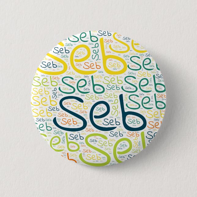 Chapa Redonda De 5 Cm Seb (Anverso)