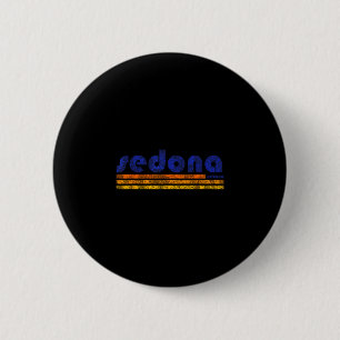 Chapa Redonda De 5 Cm Sedona arizona retro vintage desgastado senderismo