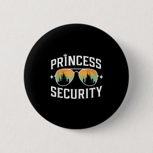 Chapa Redonda De 5 Cm seguridad de la princesa cumpleaños papá hermano c
