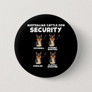 Chapa Redonda De 5 Cm Seguridad de los perros de ganado vacuno de Austra