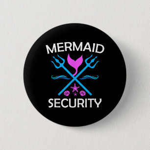Chapa Redonda De 5 Cm Seguridad de Sirena MerMano