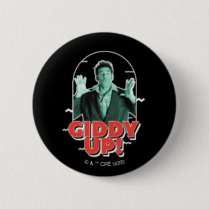 Chapa Redonda De 5 Cm Seinfeld   Kramer - ¡Giddy Up!