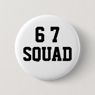 Chapa Redonda De 5 Cm Seis Siete 6 7 Escuadrón Divertido Meme Humor