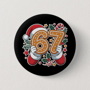 Chapa Redonda De 5 Cm Seis Siete Galletas De Jengibre Para Navidad De 6