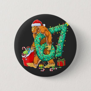 Chapa Redonda De 5 Cm Seis Siete Pie Grande 67 Sasquatch Meme Navidad