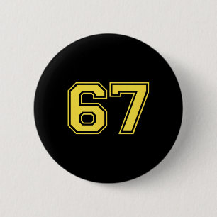 Chapa Redonda De 5 Cm Seis Siete Tendencia 67 Logo