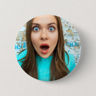 Chapa Redonda De 5 Cm Selfie Personalizado Sube Tu Cara Diseño Diverti
