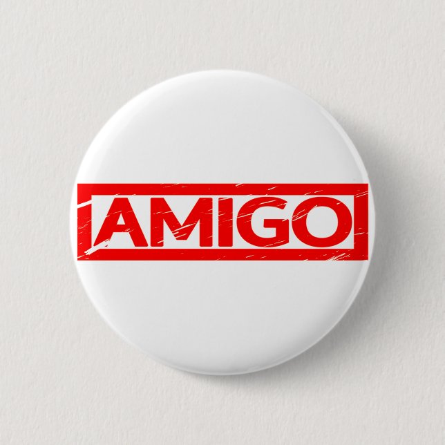 Chapa Redonda De 5 Cm Sello Amigo (Anverso)