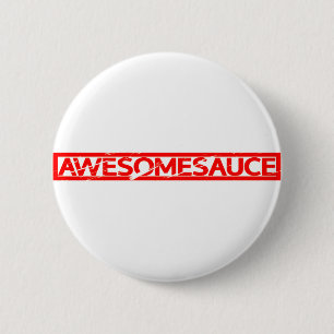 Chapa Redonda De 5 Cm Sello Awesomesauce