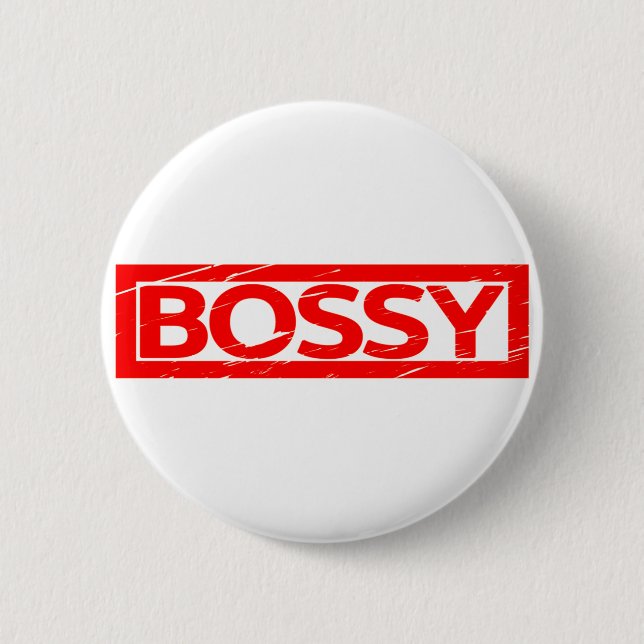 Chapa Redonda De 5 Cm Sello Bossy (Anverso)