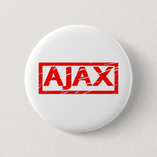 Chapa Redonda De 5 Cm Sello de Ajax